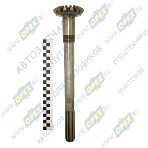 52-2308063 Вал вертикальный ПВМ МТЗ-82 L=390мм z=14 (короткий) МТЗ РУП1